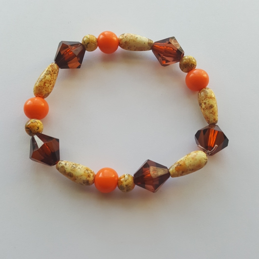 Orange Statement Bracelet